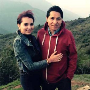 rishi dhamala with wife aliza gout am
