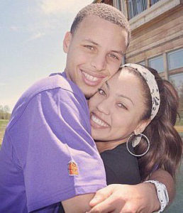 Ayesha and Stephen Curry